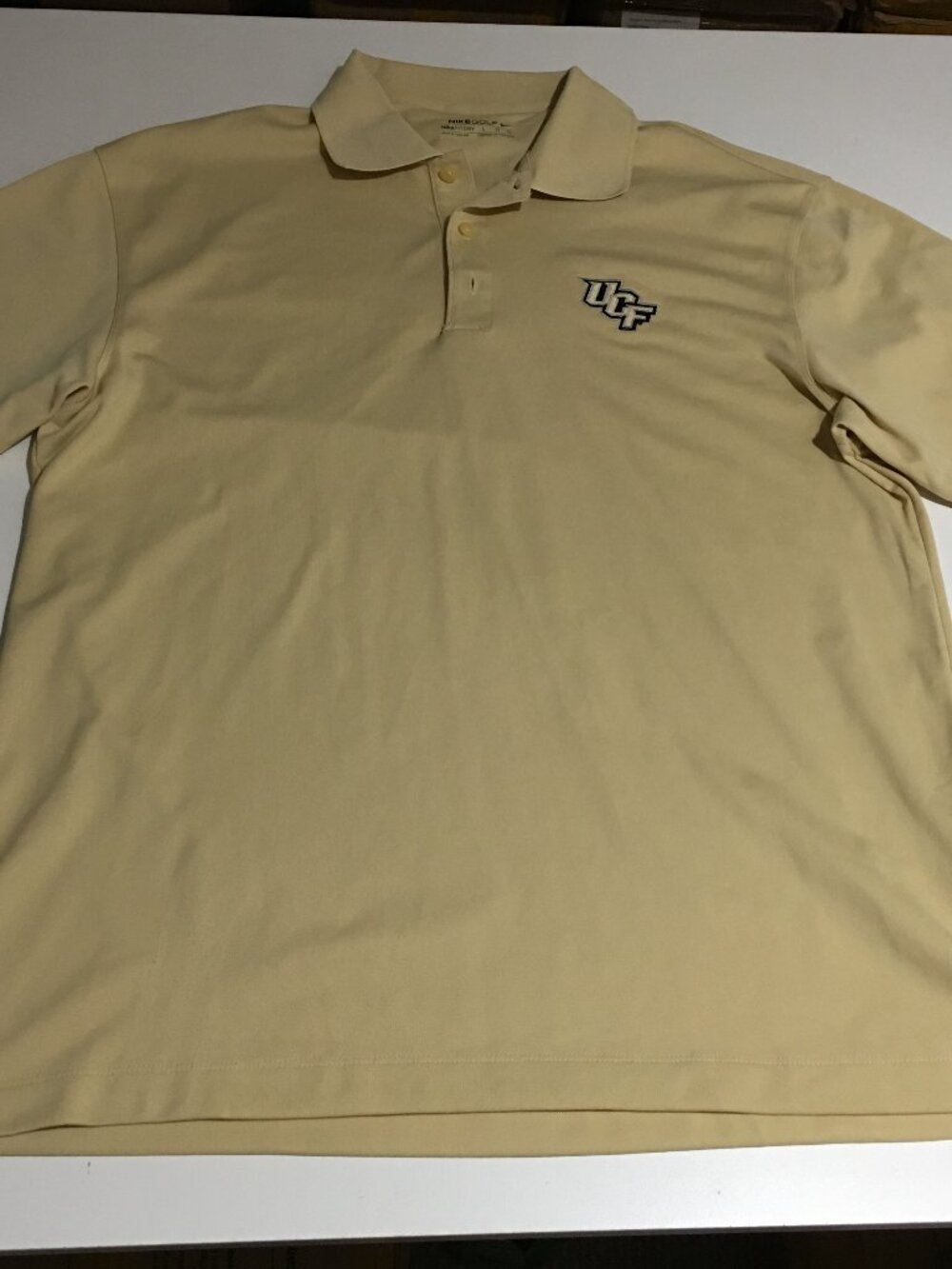 UCF Knights Nike Golf Polo Shirt Mens Large University of Central Florida